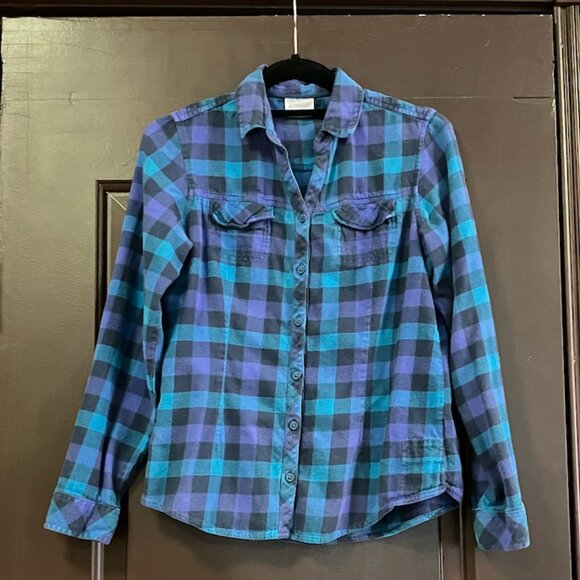 Columbia Plaid Flannel Shirt XS - Picture 1 of 3